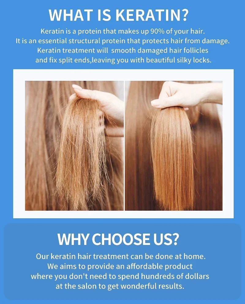 500ml Keratin Hair Straightening Smoothing Treatment For Curly Frizzy Hair Care  Wholesale Professional Hair Salon Products