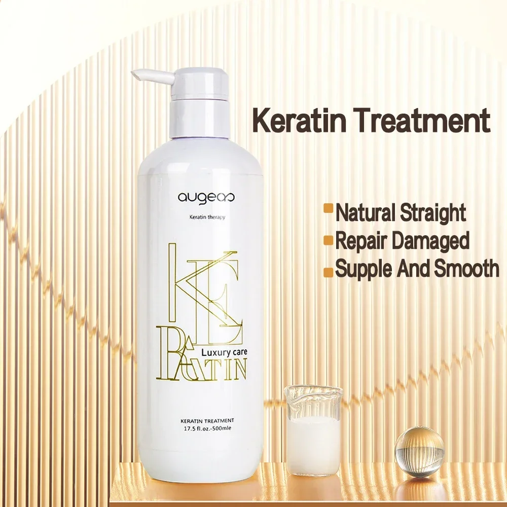 500ml Keratin Hair Straightening Smoothing Treatment For Curly Frizzy Hair Care  Wholesale Professional Hair Salon Products