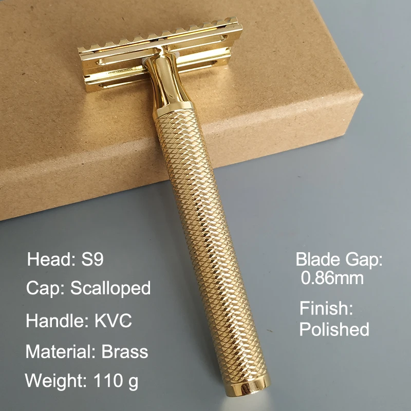 Dscosmetic D8/S9 Brass Double Edge Safety Razor CNC MADE