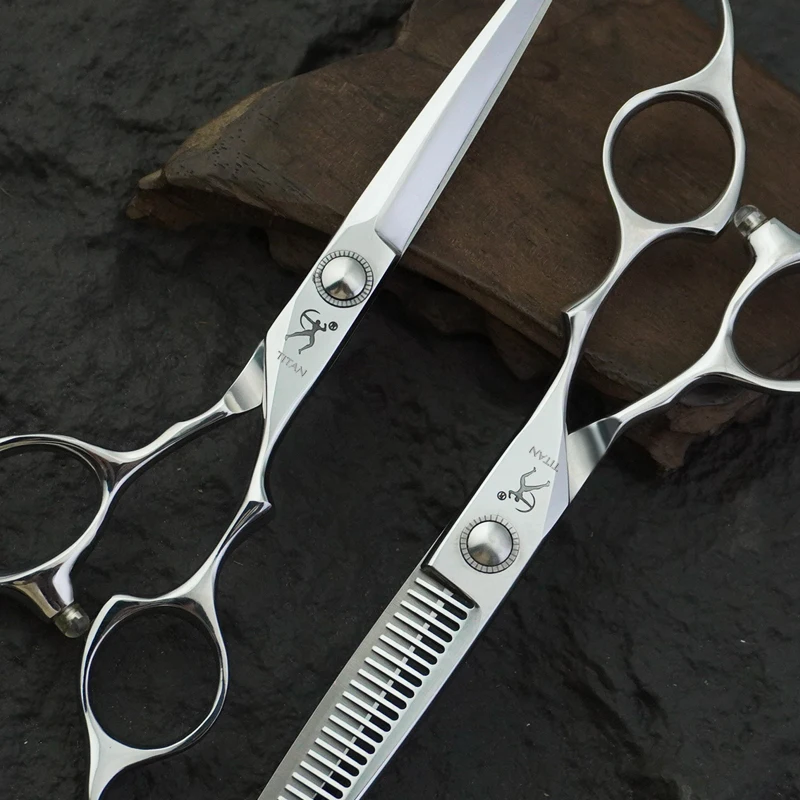 Titan Professional Hairdressing Scissors Hairdresser's 6.0 Inch VG10 Stainless Steel Cut Thinning Barber Tool
