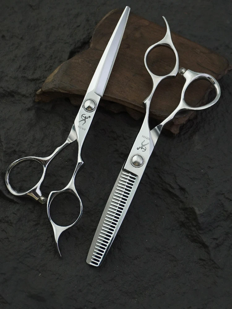 Titan Professional Hairdressing Scissors Hairdresser's 6.0 Inch VG10 Stainless Steel Cut Thinning Barber Tool