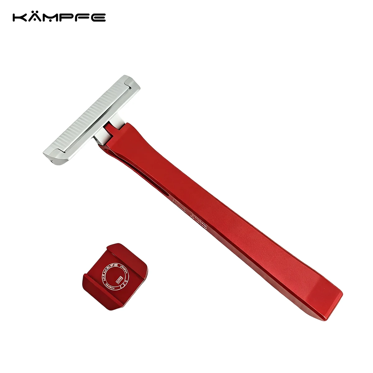 KAMPFE Vintage CNC Aluminum Half DE Blade Razor Single Edge Manual Shaving Classic Metal ShaverSmooth Shave Gift for man