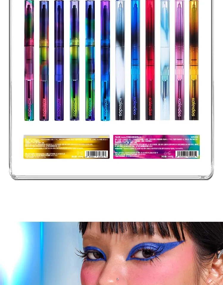 Kaleidos Chameleon Eyeliner Gel Pen: Waterproof, Long-Lasting, and Smudge-Proof