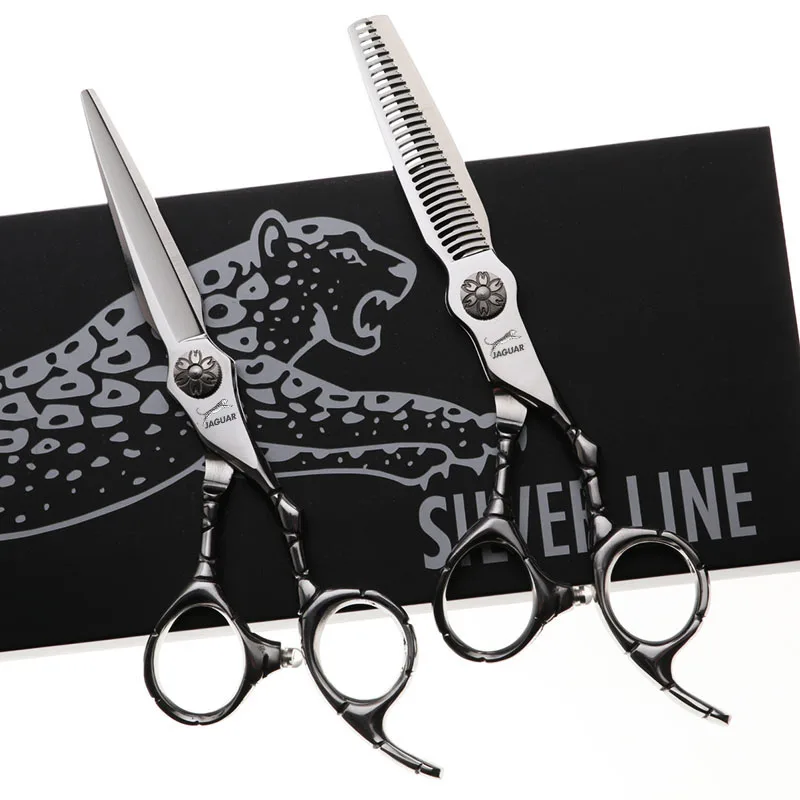6 Inch Professional Hairdressing Scissors Set Cutting+Thinning Barber Shears High Quality Personality Hair Scissors 30 Teeth