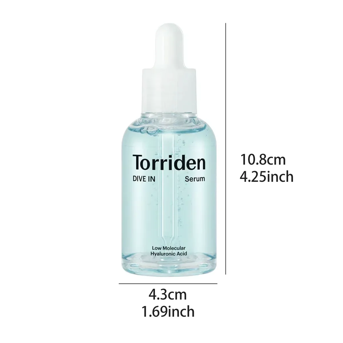 Torriden DIVE-IN Low-Molecular Hyaluronic Acid Serum 50ml,Refreshing & Non-Sticky,Korean Skincare,K-Beauty,Korean Makeup