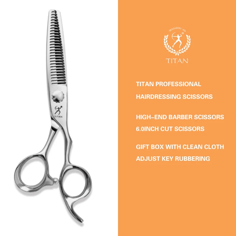 TITAN Professional Hairdresser Barber Tools Salon Hair Cutting Thinning Shears 6 Inch Hair Scissors
