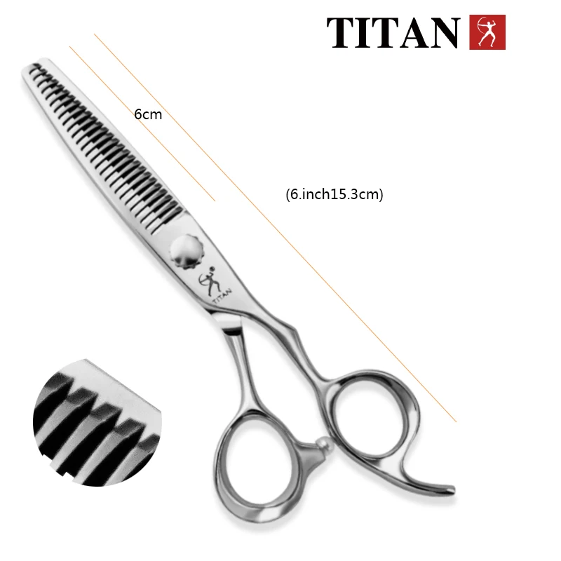 TITAN Professional Hairdresser Barber Tools Salon Hair Cutting Thinning Shears 6 Inch Hair Scissors