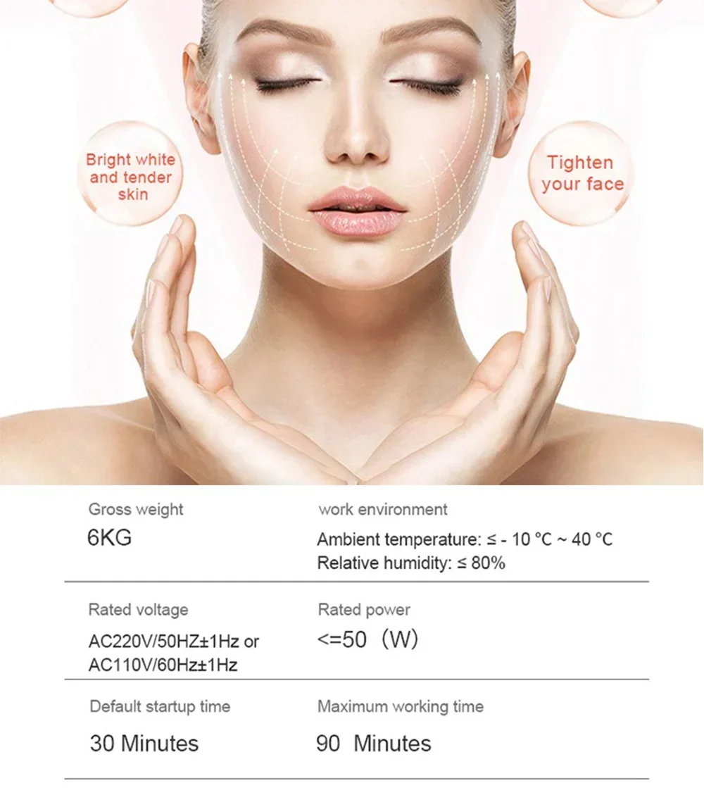 2026 The New Portable Ultrasound Machine 1 MHZ Therapy Skin Care Ltrasonic Facial Machine Anti Aging Face Body Massager