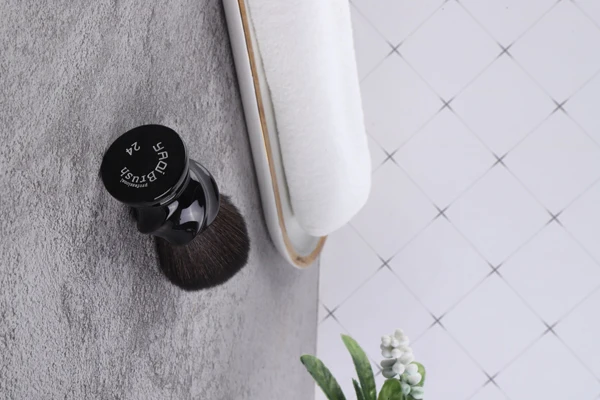 YAQI TWIST 24mm Synthetic Hair Resin Handle Men Wet Shaving Brush