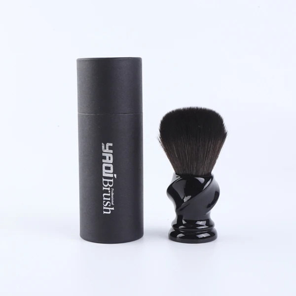 YAQI TWIST 24mm Synthetic Hair Resin Handle Men Wet Shaving Brush