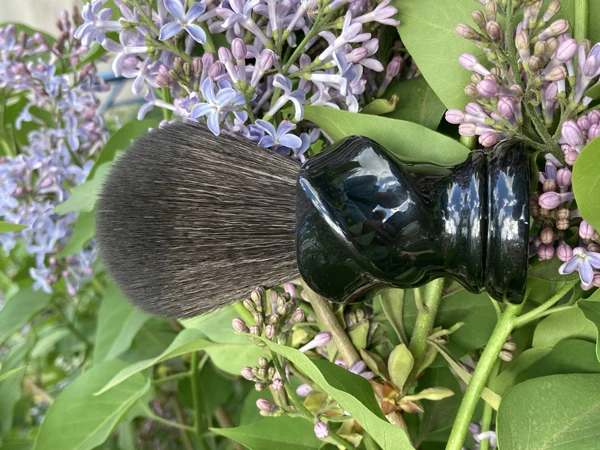 YAQI TWIST 24mm Synthetic Hair Resin Handle Men Wet Shaving Brush