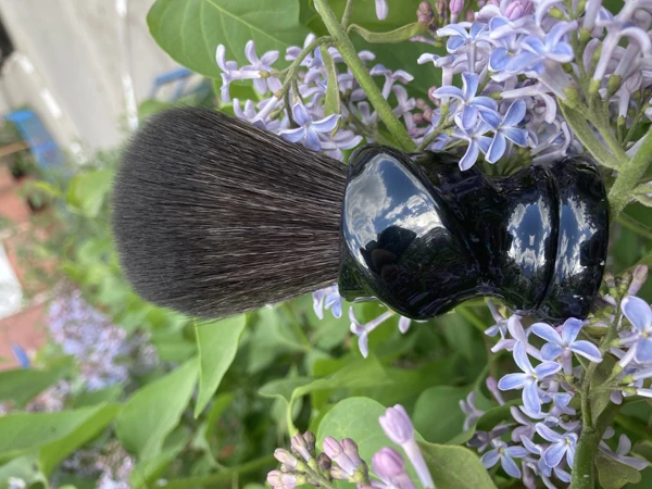 YAQI TWIST 24mm Synthetic Hair Resin Handle Men Wet Shaving Brush