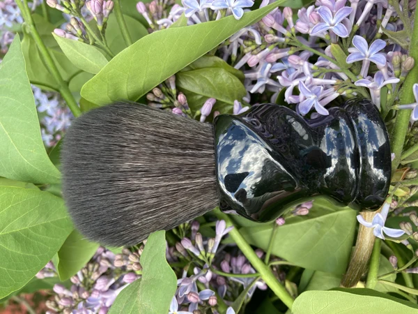 YAQI TWIST 24mm Synthetic Hair Resin Handle Men Wet Shaving Brush