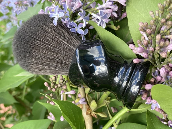 YAQI TWIST 24mm Synthetic Hair Resin Handle Men Wet Shaving Brush