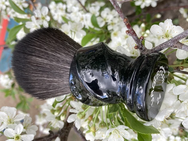 YAQI TWIST 24mm Synthetic Hair Resin Handle Men Wet Shaving Brush