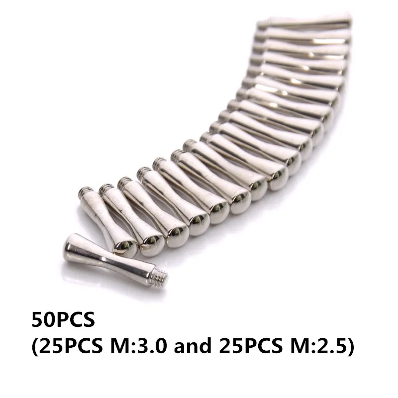 HONGZHAN Removable Finger Rest FOR Hairdressing Scissors Accessories 50pcs/100pcs/500pcs M3.0/2.5*0.5mm Tail Salon Shear Parts