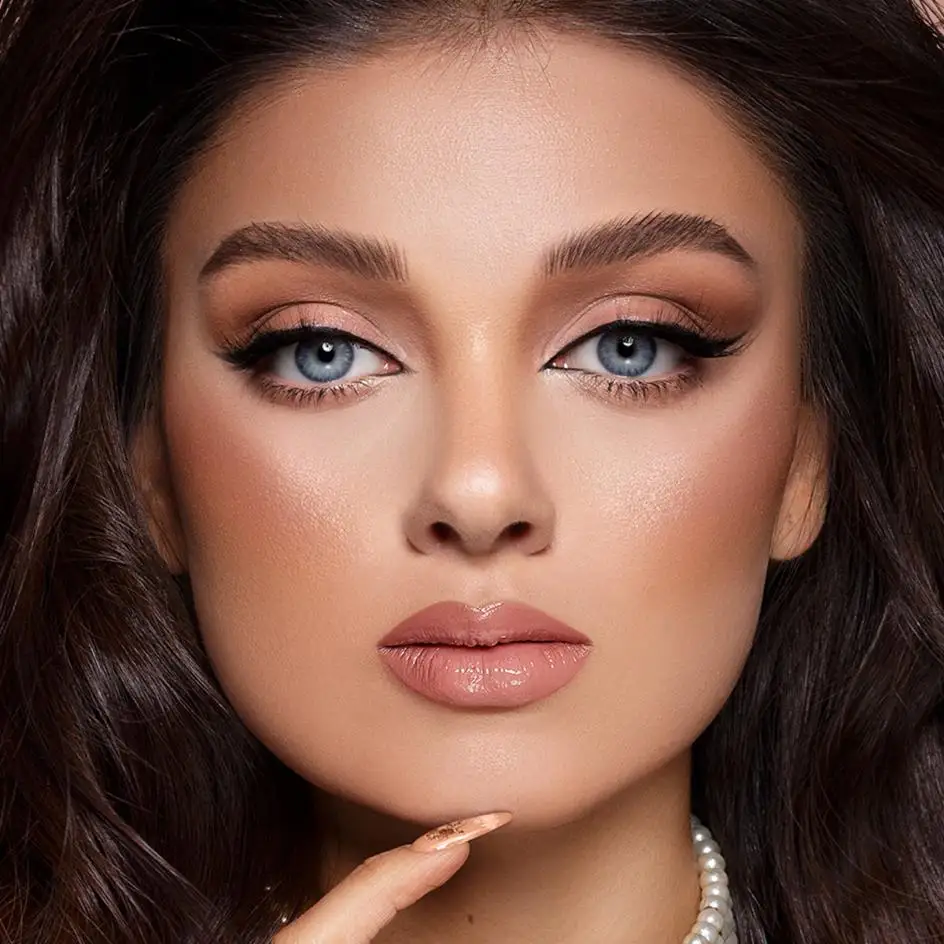 Carslan 10 Colors Silky Twinkle Comprehensive Eyeshadow Palette Nude Warm Natural Matte Glitter Pearly Eye Shadow Women Makeup