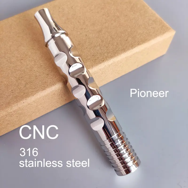 Dscosmetic Knurl 316L Stainless Steel Safety Razor Handle