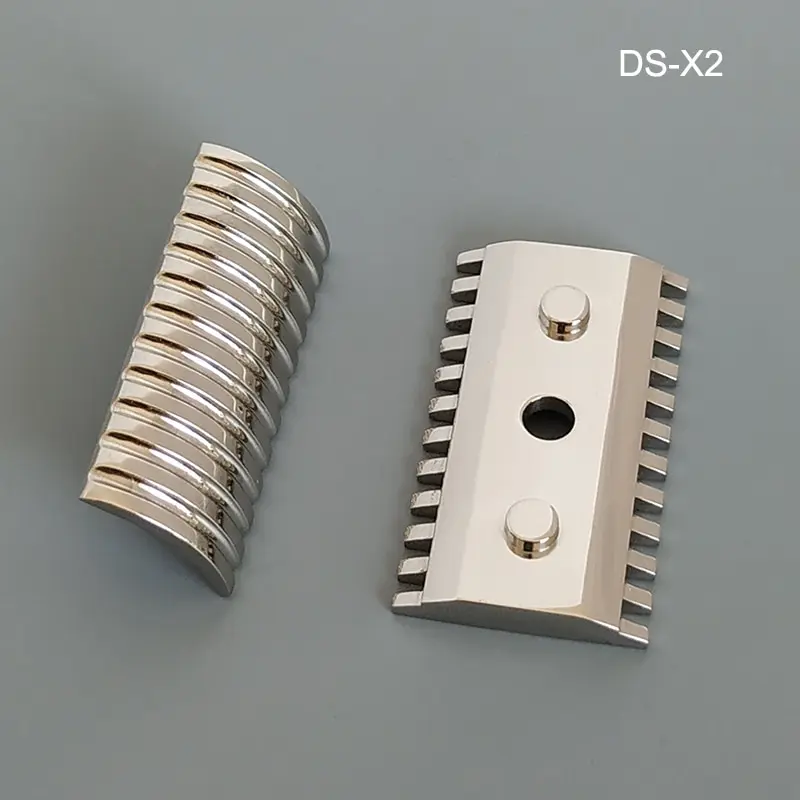 Dscosmetic Knurl 316L Stainless Steel Safety Razor Handle