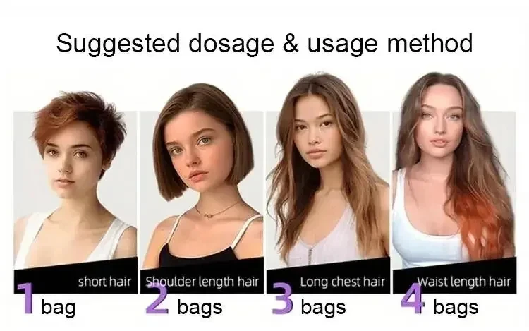 Pure Natural Herbal Hair Dye Shampoo Change Hair Color Cover Gray Hair White Hair Treatment Bubble Plant Hair Dye Hair Care