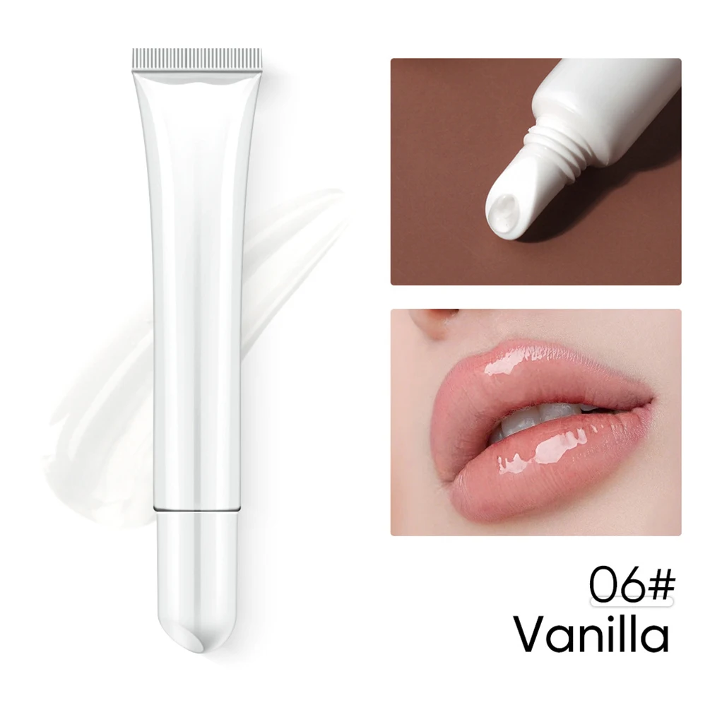 Private Label Lip Oil Custom Logo 10ml Polypeptide Colored Lip Balm Arnica Lipgloss Super Moisturizing Gel Plumping Makeup Hose