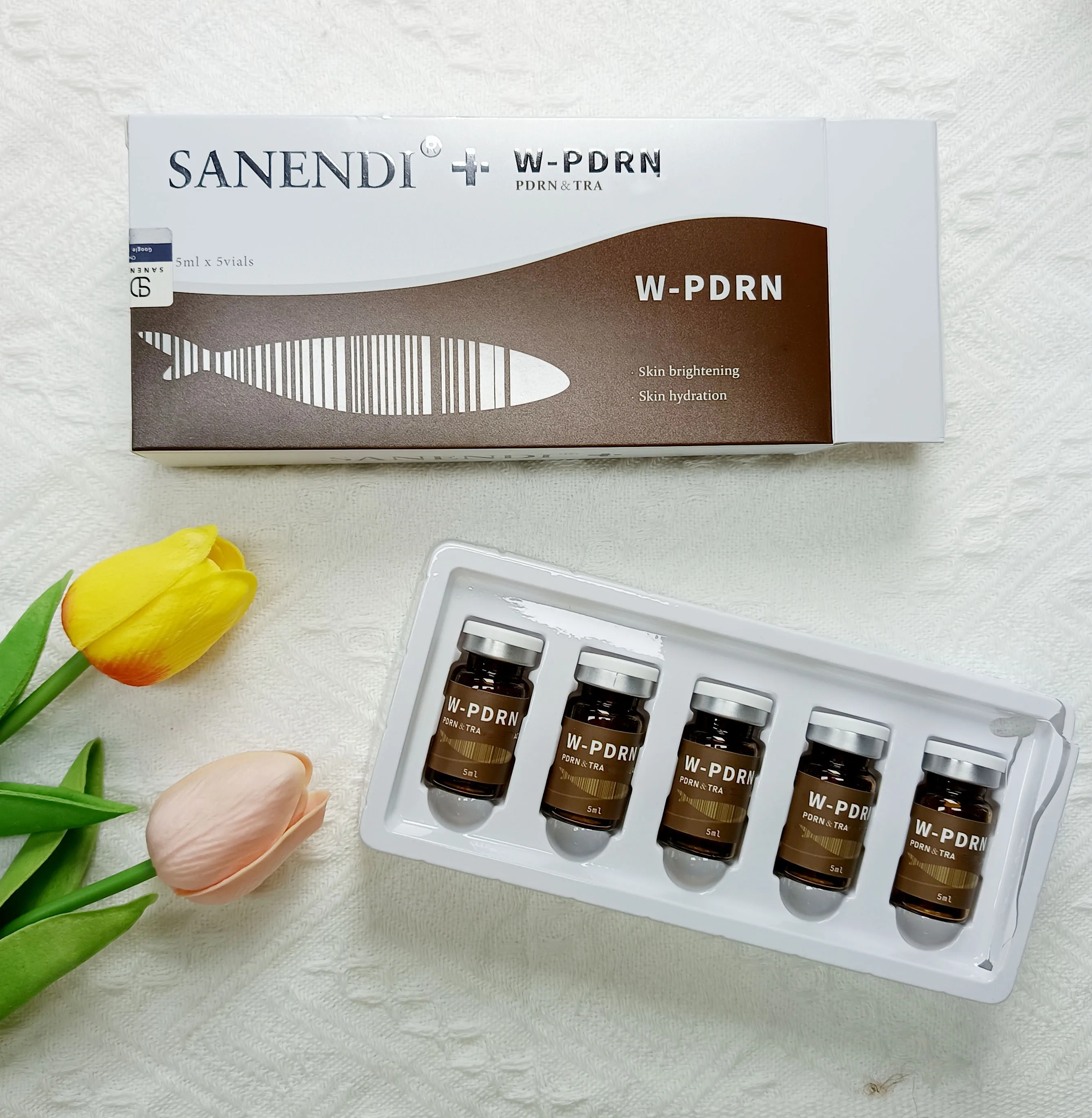 Salmon DNA PDRN Serum Smoothing Face Care Hair Booster Liquid Solution Moisturizing Facial Essence Der.pen Kit Korean Skin Care