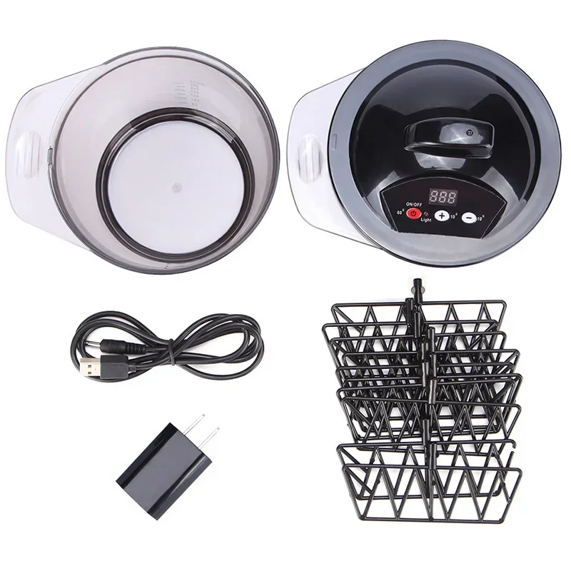 Professional Hair Color Wax Dyeing Hair Electric Hair Coloring Automatic Mixer Hairs Color Mixing Bowl Hairdressing Tool Device