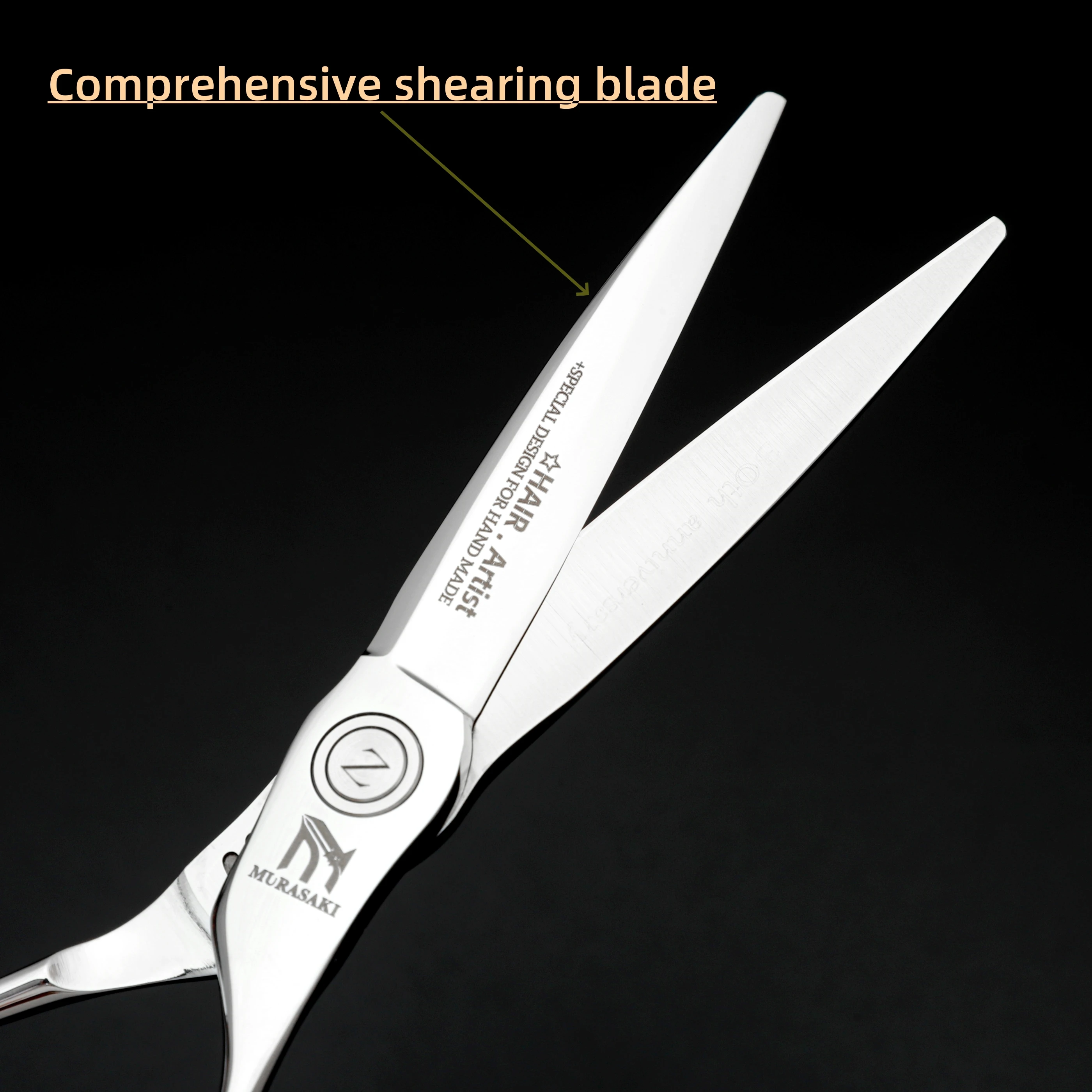 6.2 Inch Professional Hair Cutting Scissors, Japanese VG10 Steel Shears for Hairdressers, High Quality Barber Shop Accessories