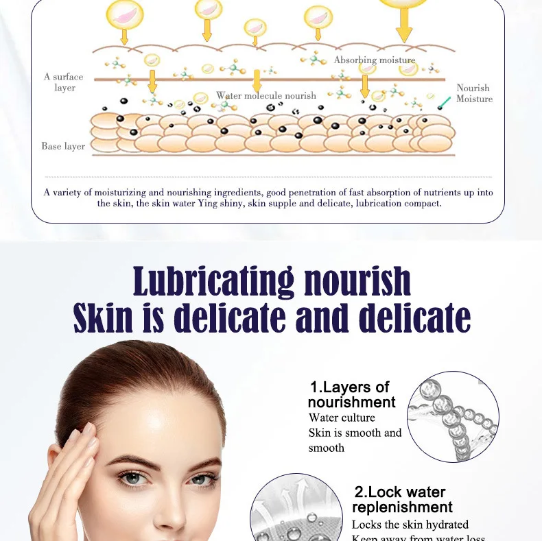 5pcs/lot Anti Wrinkle Korean Cream Collagen Power Lifting Cream 80g Face Cream Skin Care Whitening Moisturizing