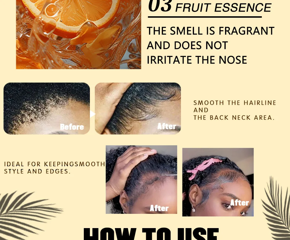 Braiding Hair Wax Edge Control, Strong Hold Long Lasting Hair Styling Wax, Large Capacity Big Jar Anti-Frizz Non-Greasy Hair Wax