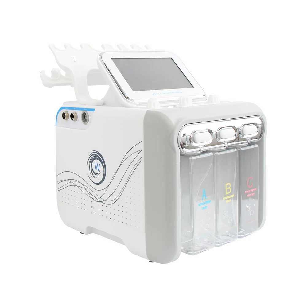 AOKO 6/7 in 1 Dermabrasion Peel Spa Facial Machine Skin Rejuvenation Hydro Dermabrasion  Aqua Deep Cleaning Skin Care Device