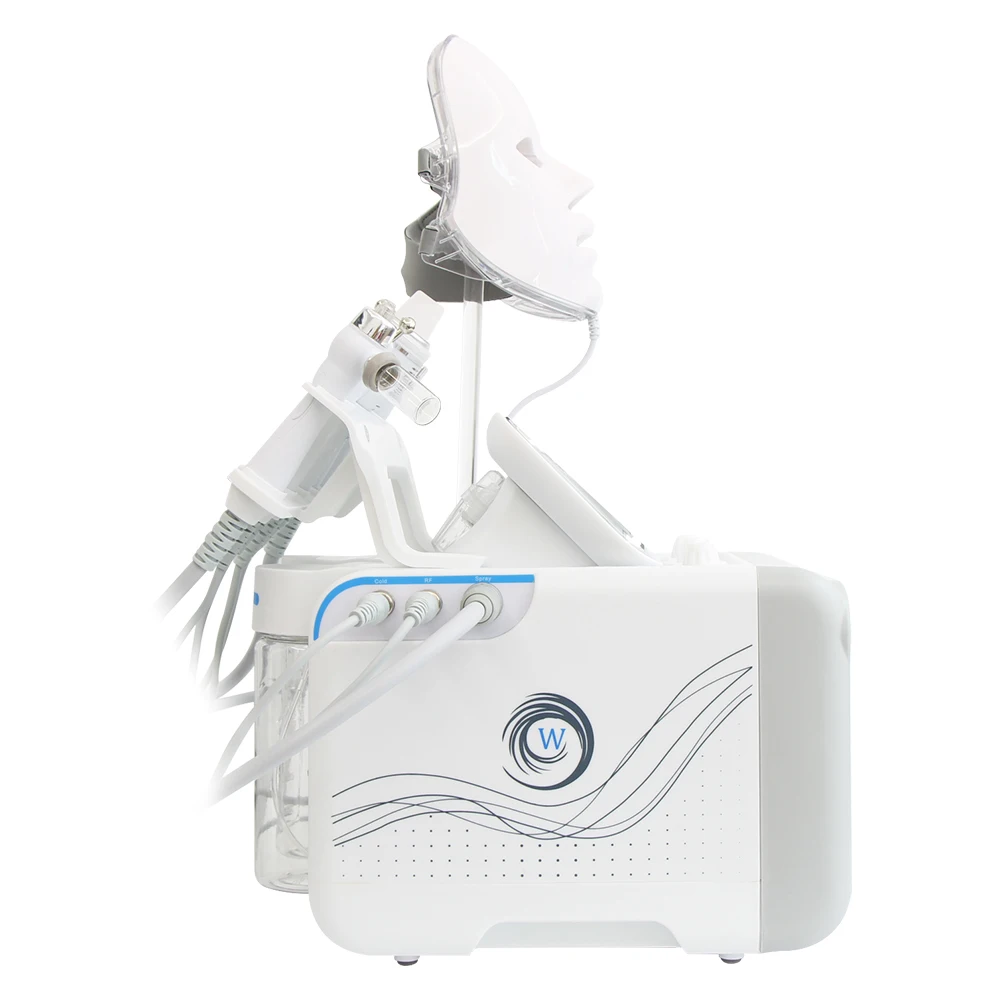 AOKO 6/7 in 1 Dermabrasion Peel Spa Facial Machine Skin Rejuvenation Hydro Dermabrasion  Aqua Deep Cleaning Skin Care Device