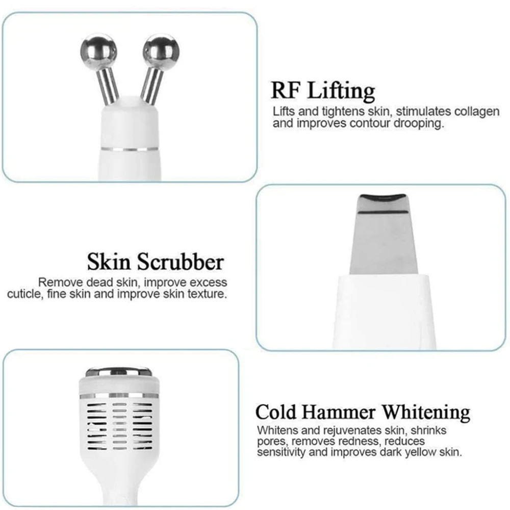 AOKO 6/7 in 1 Dermabrasion Peel Spa Facial Machine Skin Rejuvenation Hydro Dermabrasion  Aqua Deep Cleaning Skin Care Device