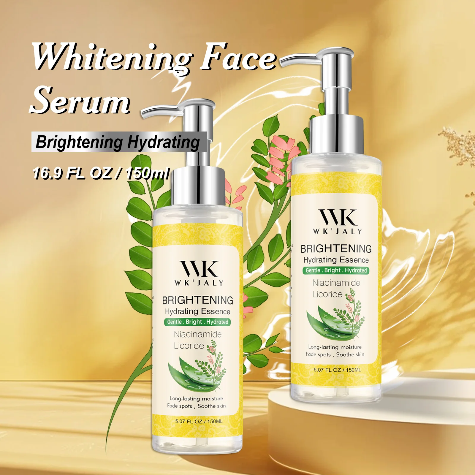 WK JALY Whitening Black Spot Removal Serum, With Niacinamide, Licorice, Remove Melanin, Freckles, Even Skin Tone, for All Skin