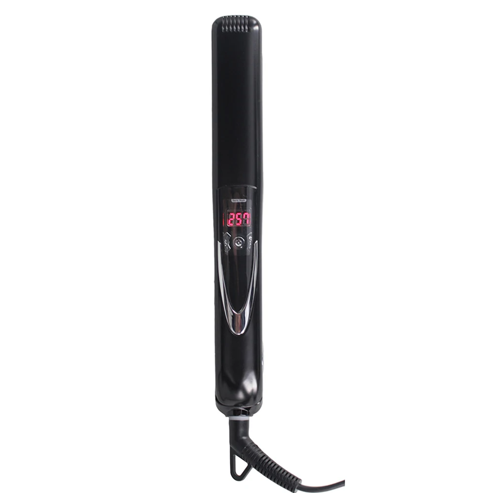 Titanium Flat Iron Vibrate Massage Keratin 470℉ Straightening Irons Hair Straightener Curler Fast Vibrating Salon Styling Tools