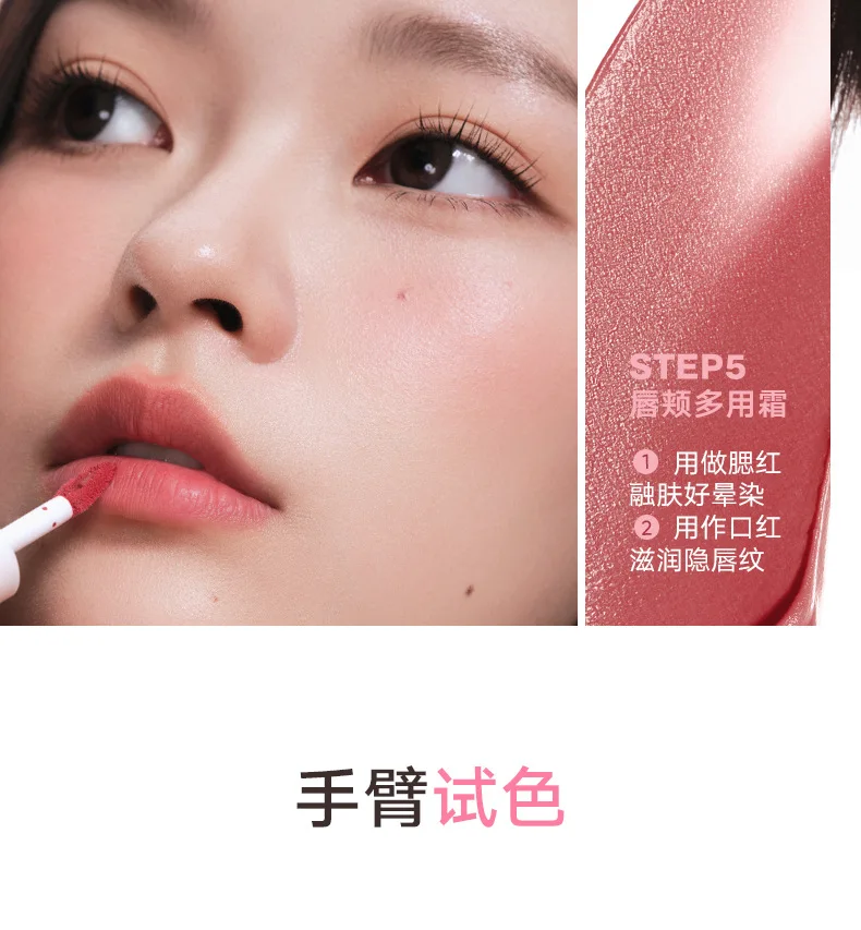 Judydoll Portable Facial Comprehensive Disc Small Powder Box Air Cushion Powder Concealer Lipstick Eyebrow Cosmetics