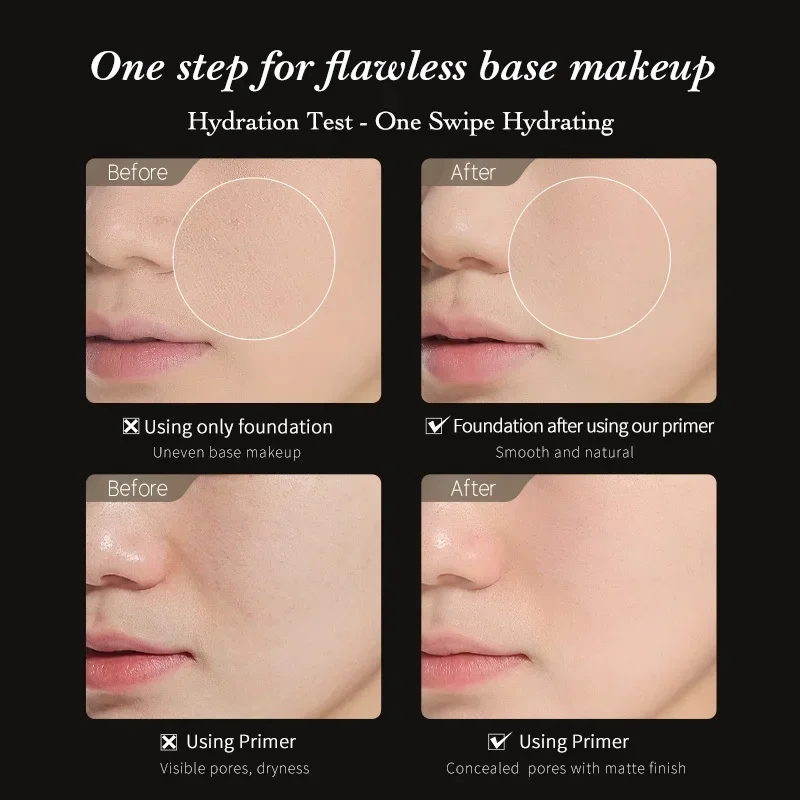 Flower Knows Little Angel Collection Dewy Hydrating Primer 50g Essence Water Gel Long-lasting Concealed pores with matte finish