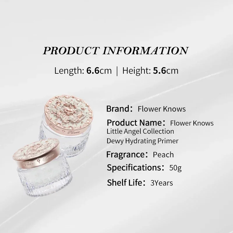 Flower Knows Little Angel Collection Dewy Hydrating Primer 50g Essence Water Gel Long-lasting Concealed pores with matte finish