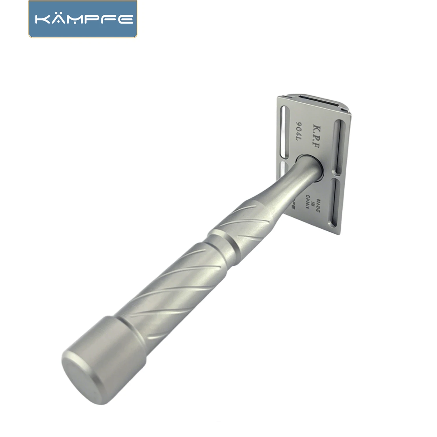 KAMPFE CNC Stainless Steel Manual Safety Razor Professional Double Edge Shaving Razor Traditional Men's Grooming Tool for man