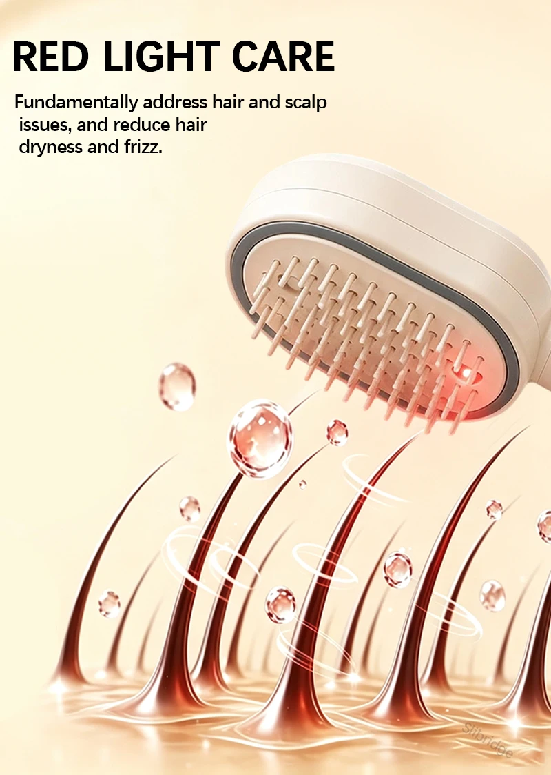 Wet Electrics Hair Brush with Water Spray Rechargeable Steam Hair Straightener for Both Long & Short Hairs anti Frizz Hair Brush