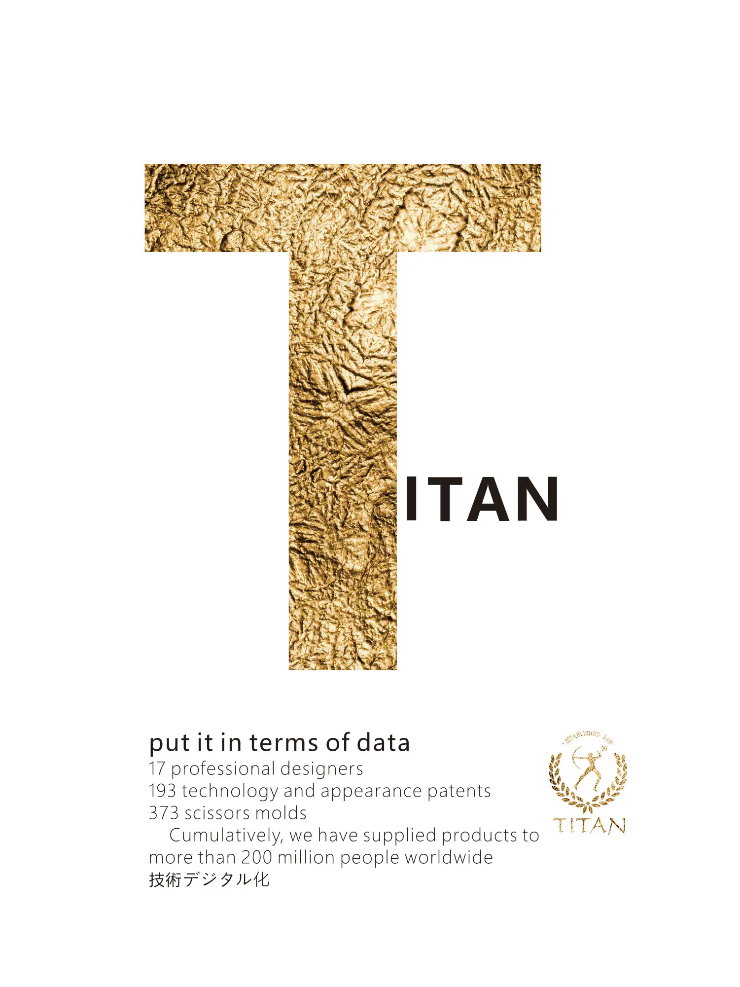 Titan Barber Hair ATS314 Japan Steel Professional Hair Clippers Scissors for Stylists And Barbers