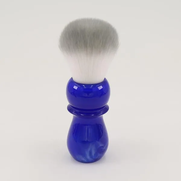 Yaqi 24mm Arctic Sky Deep Blue Handle Men's Shaving Brush Beard Brush