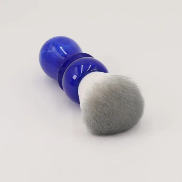 Yaqi 24mm Arctic Sky Deep Blue Handle Men's Shaving Brush Beard Brush