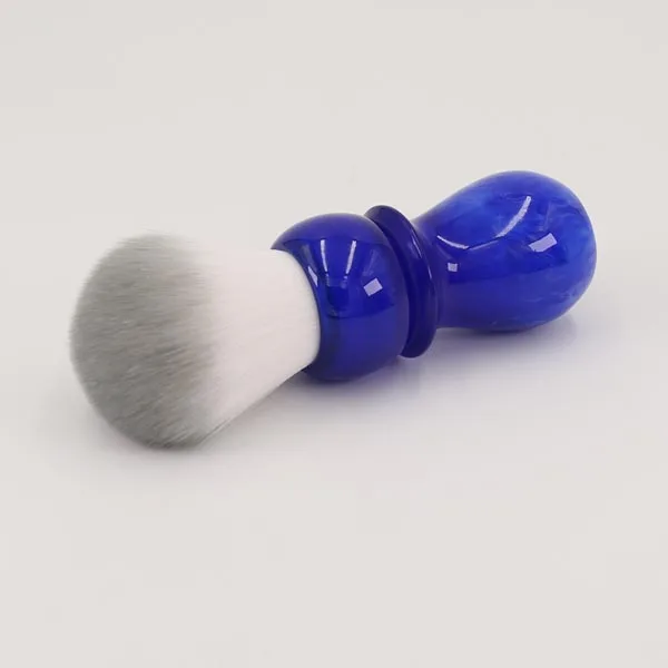 Yaqi 24mm Arctic Sky Deep Blue Handle Men's Shaving Brush Beard Brush