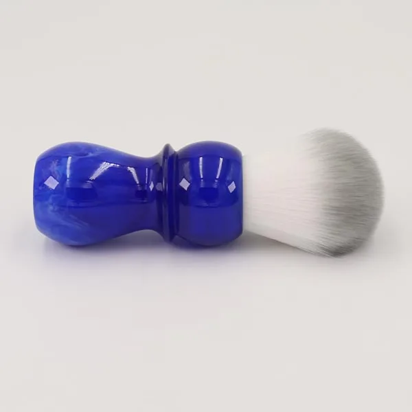 Yaqi 24mm Arctic Sky Deep Blue Handle Men's Shaving Brush Beard Brush