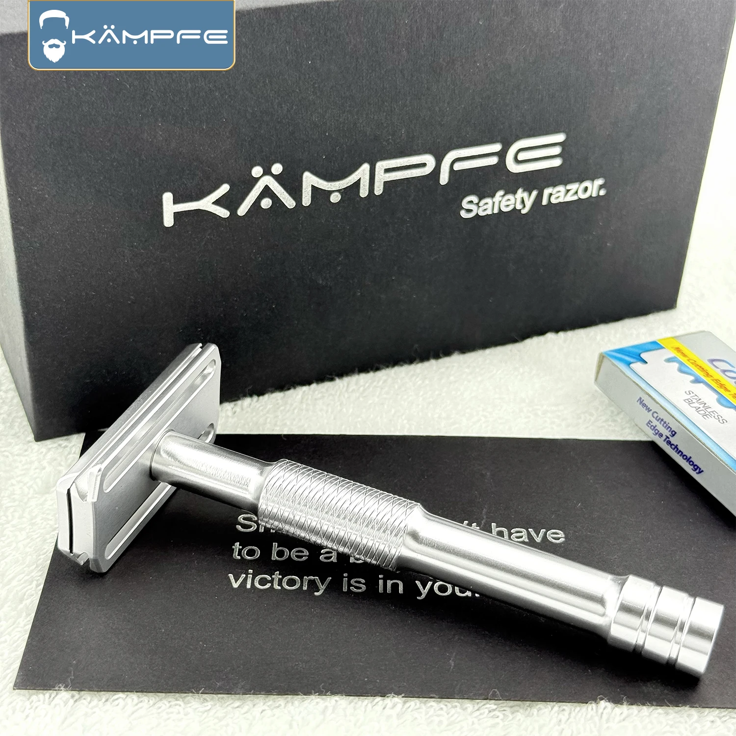 KAMPFE A99 Attack 30 ° Precision Angle CNC Engraving Aluminum Alloy Double sided Safety Shaver Men's Gift Women's Shaver