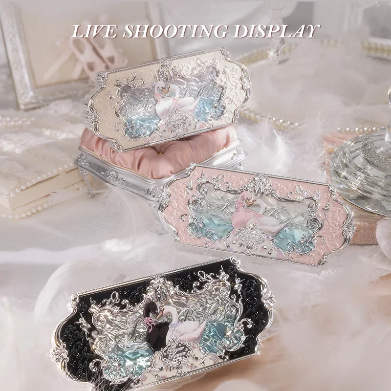 Flower Knows Makeup Swan Ballet Eyeshadow Palette Natural Nude Matte Shimmer Strawberry Cupid Glitter Pigment Eye Shadow Pallete
