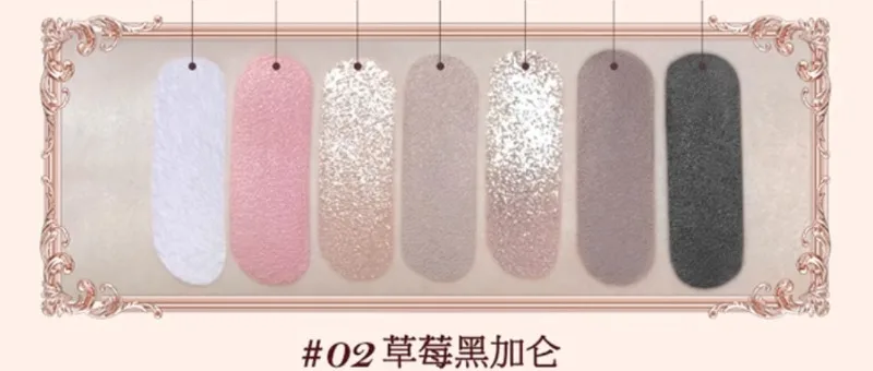 Flower Knows Makeup Swan Ballet Eyeshadow Palette Natural Nude Matte Shimmer Strawberry Cupid Glitter Pigment Eye Shadow Pallete