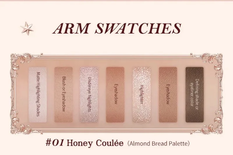 Flower Knows Makeup Swan Ballet Eyeshadow Palette Natural Nude Matte Shimmer Strawberry Cupid Glitter Pigment Eye Shadow Pallete