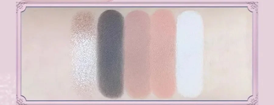 Flower Knows Makeup Swan Ballet Eyeshadow Palette Natural Nude Matte Shimmer Strawberry Cupid Glitter Pigment Eye Shadow Pallete